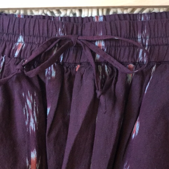 Madewell sz S tribal print drawstring mini skirt - Picture 4 of 5